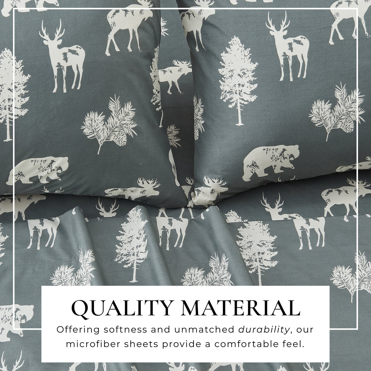 Lodge Printed Sheet Set - Mountain Ridge Collection - Fabs things