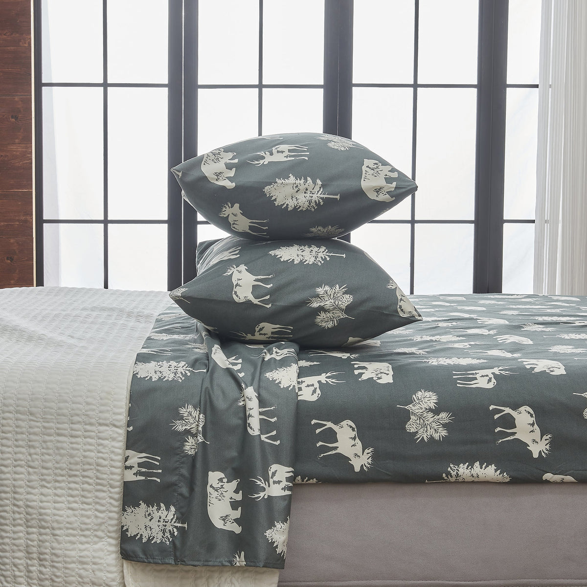 Lodge Printed Sheet Set - Mountain Ridge Collection - Fabs things