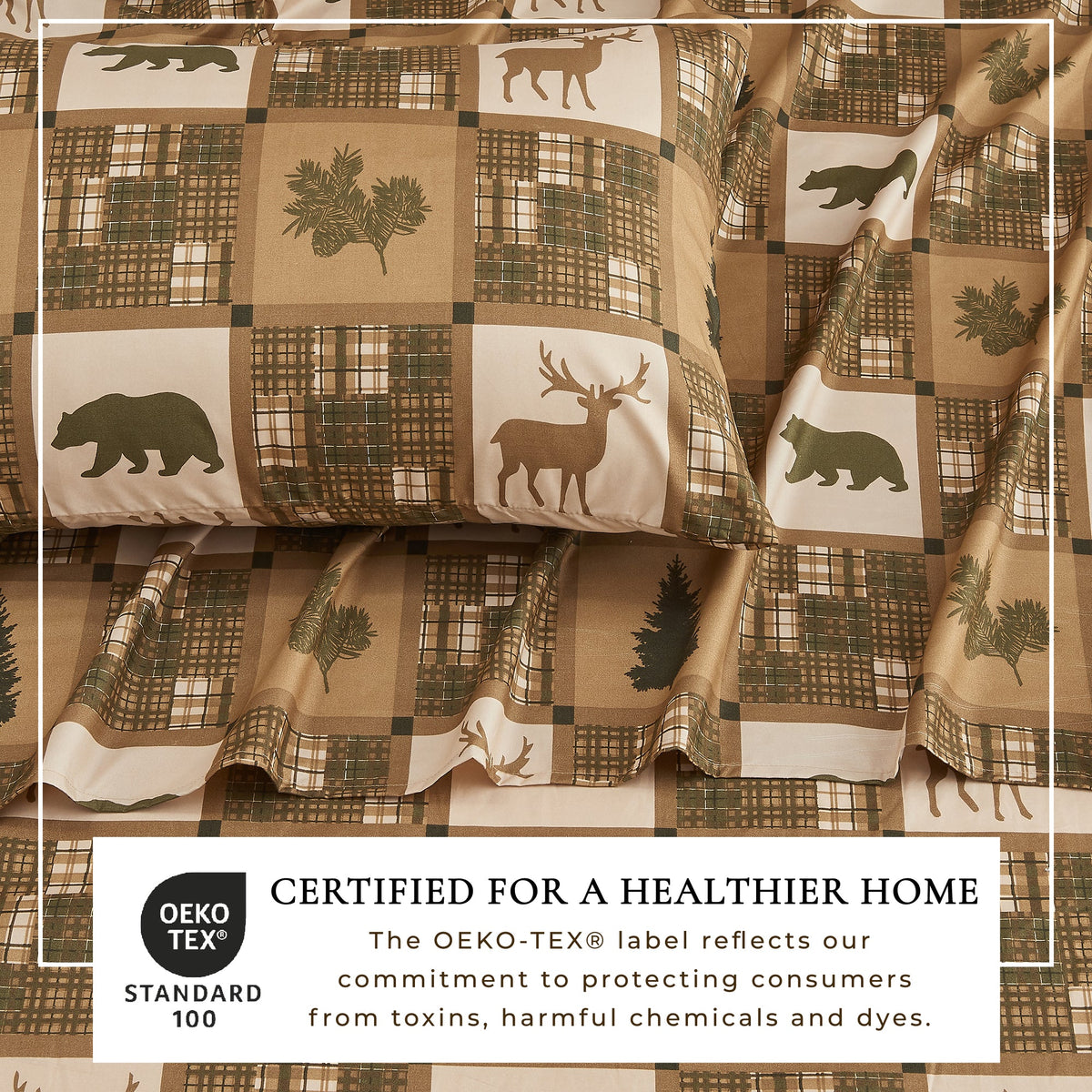 Lodge Printed Sheet Set - Mountain Ridge Collection - Fabs things