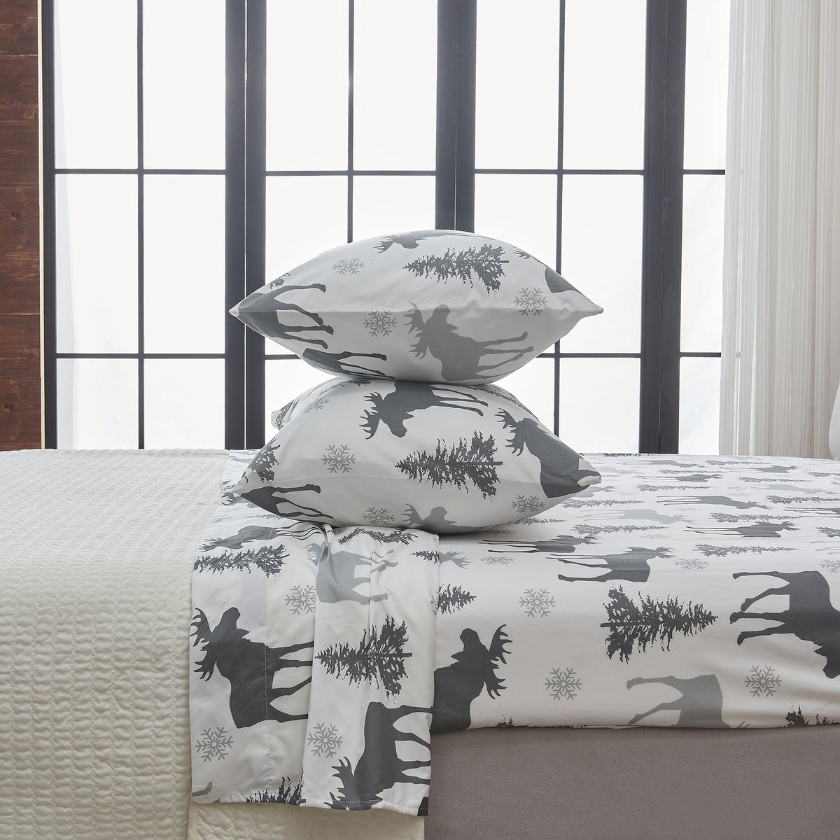 Lodge Printed Sheet Set - Mountain Ridge Collection - Fabs things