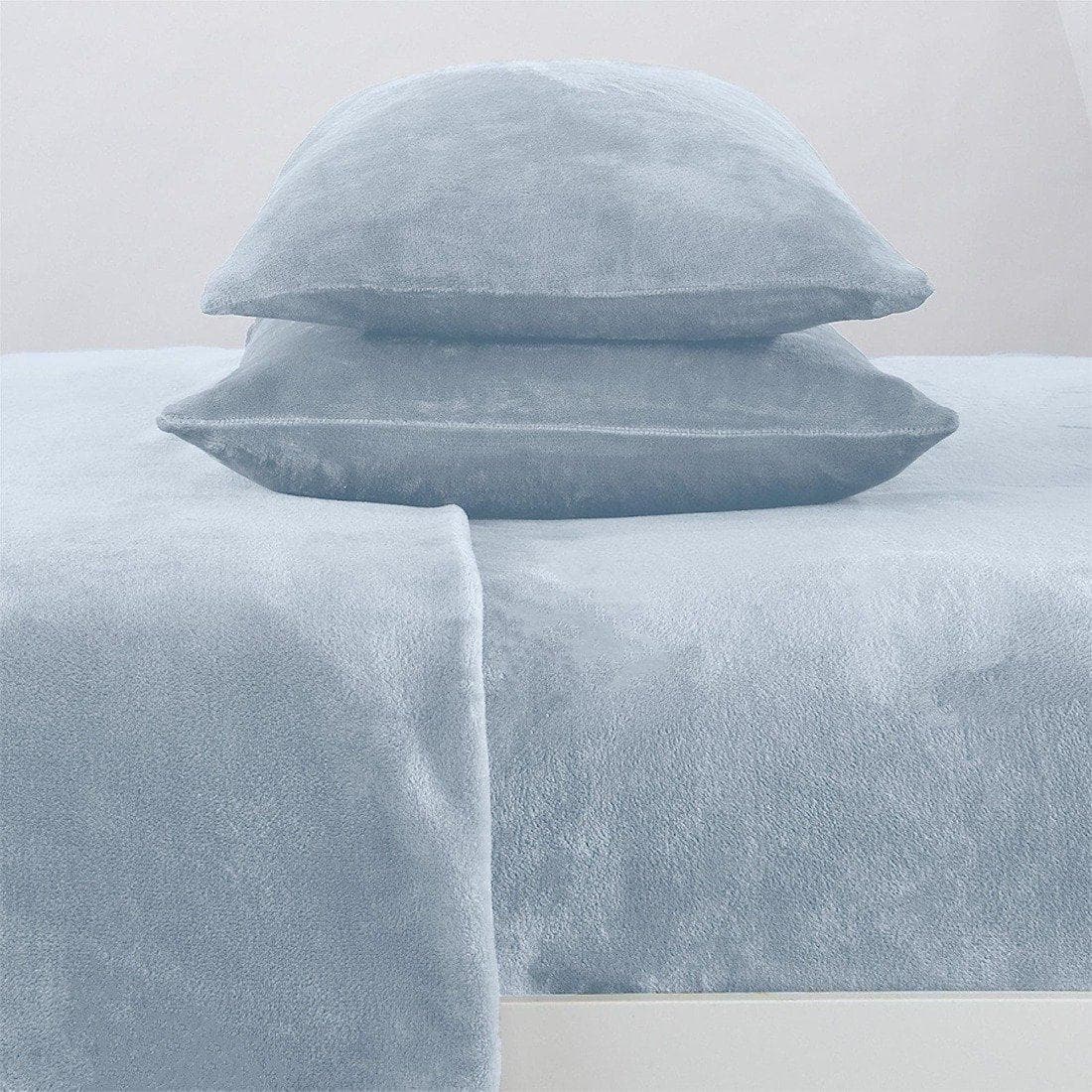 Solid Plush Sheet - Velvet Luxe Collection - Fabs things