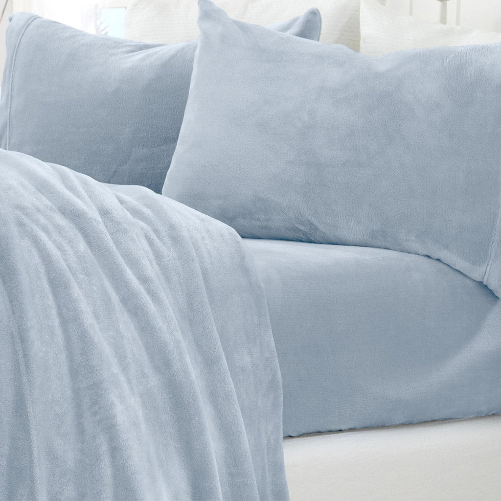 Solid Plush Sheet - Velvet Luxe Collection - Fabs things