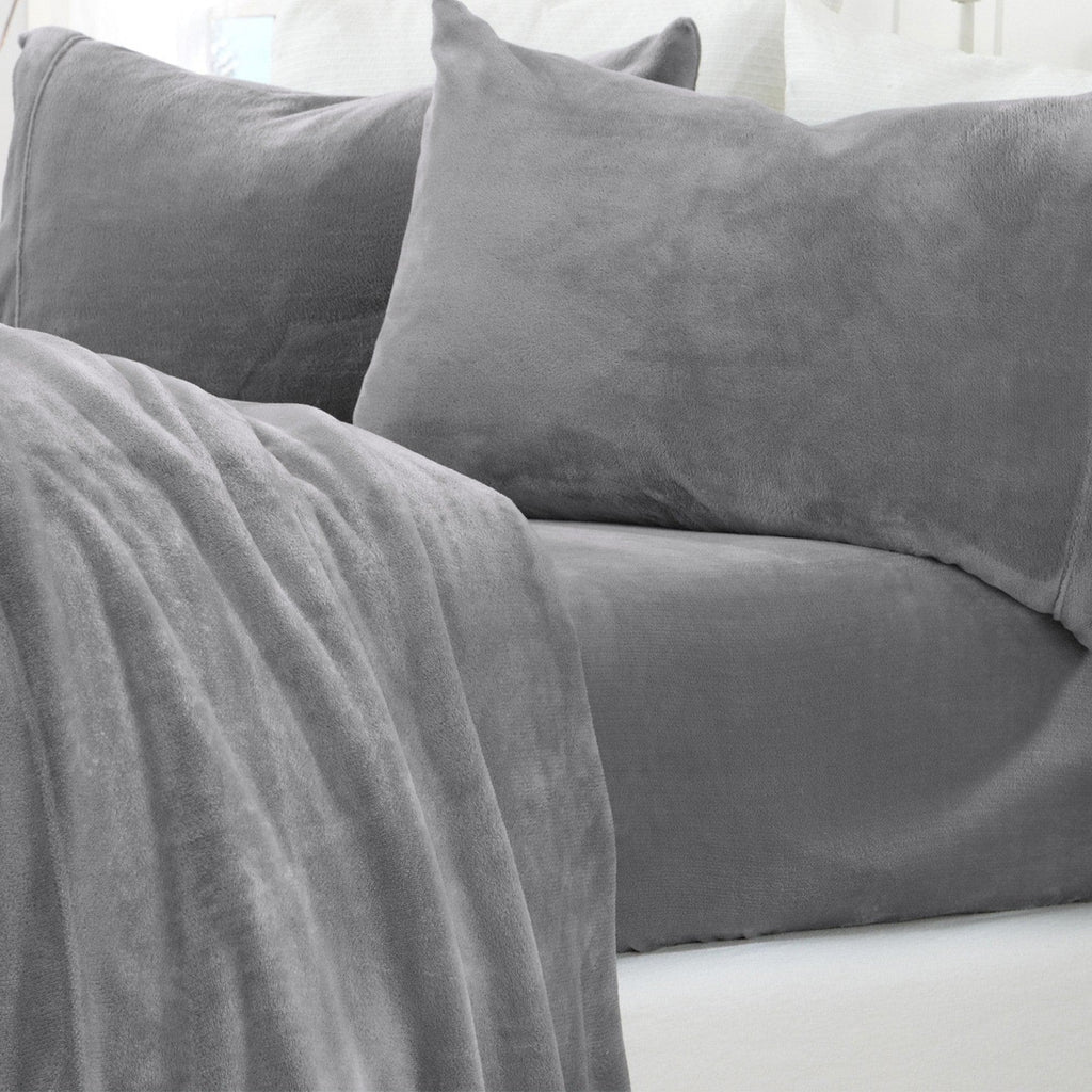 Solid Plush Sheet - Velvet Luxe Collection - Fabs things