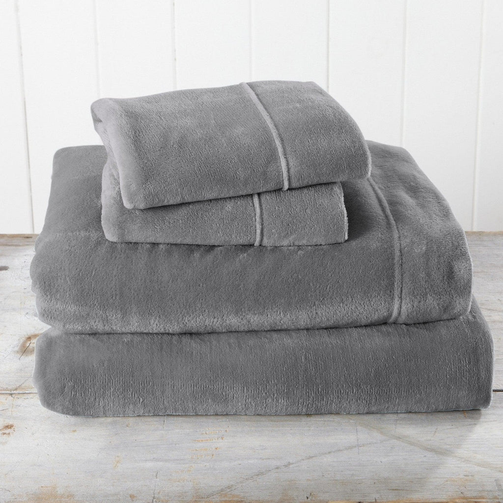 Solid Plush Sheet - Velvet Luxe Collection - Fabs things
