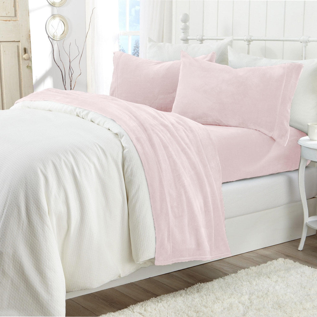 Solid Plush Sheet - Velvet Luxe Collection - Fabs things