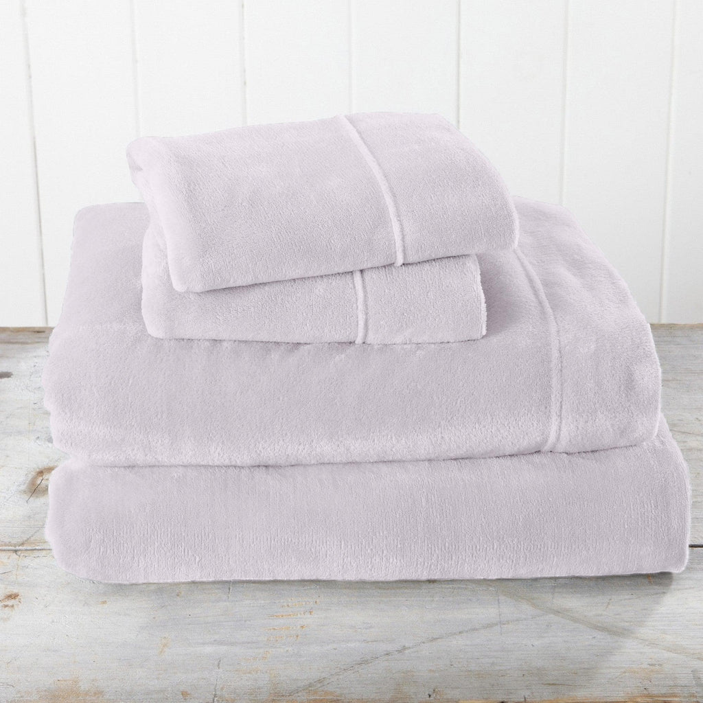 Solid Plush Sheet - Velvet Luxe Collection - Fabs things