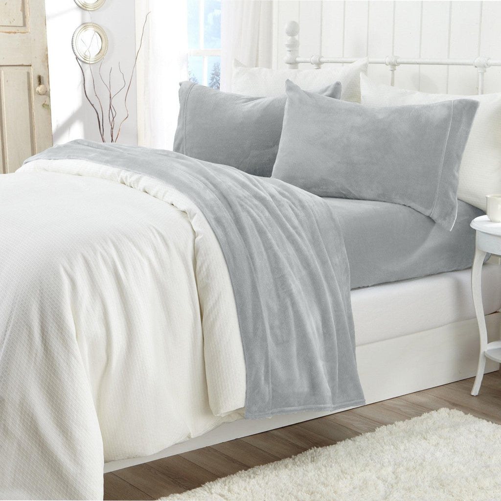 Solid Plush Sheet - Velvet Luxe Collection - Fabs things