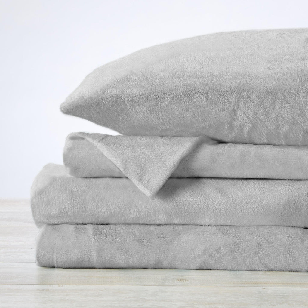 Solid Plush Sheet - Velvet Luxe Collection - Fabs things
