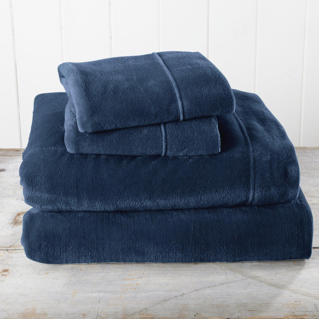 Solid Plush Sheet - Velvet Luxe Collection - Fabs things
