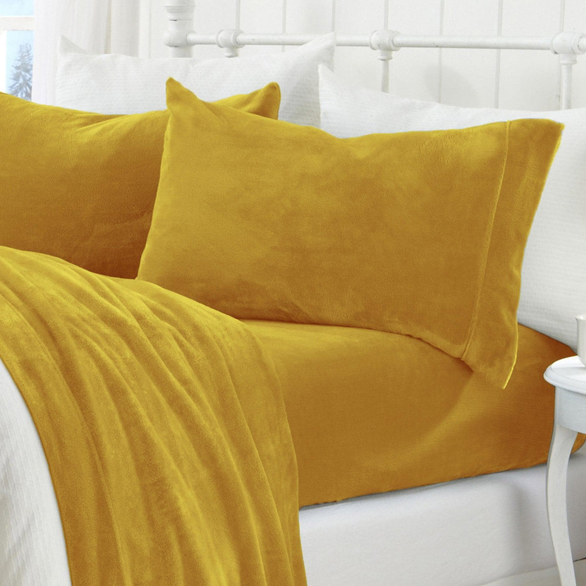 Solid Plush Sheet - Velvet Luxe Collection - Fabs things