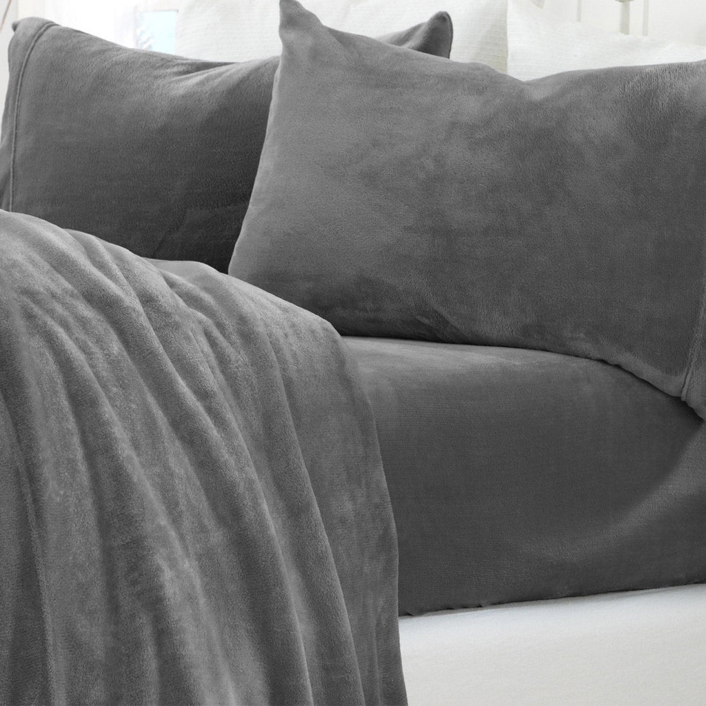 Solid Plush Sheet - Velvet Luxe Collection - Fabs things