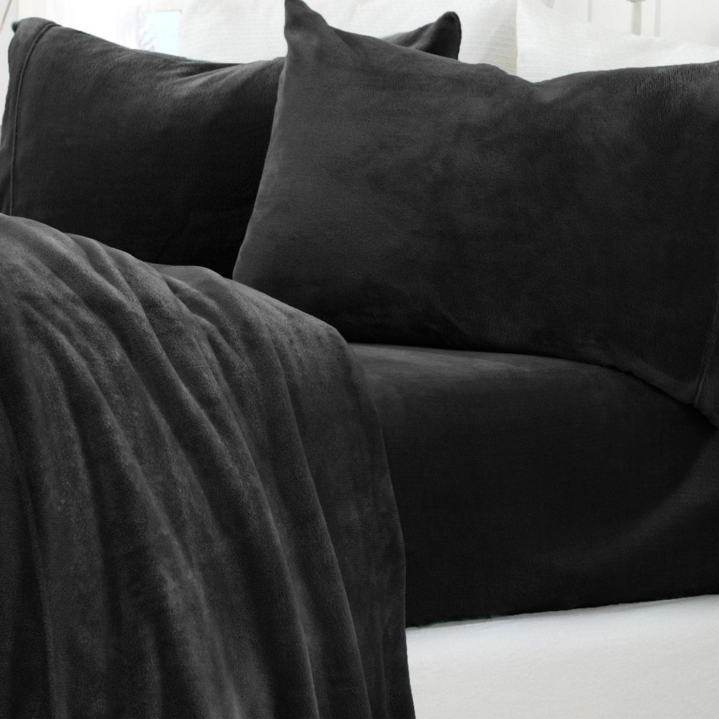 Solid Plush Sheet - Velvet Luxe Collection - Fabs things