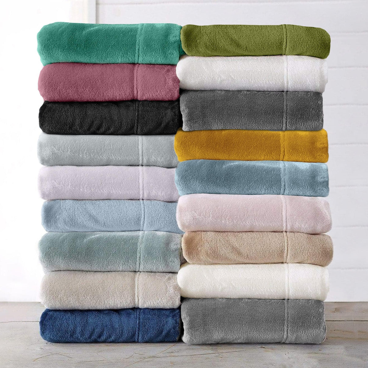 Solid Plush Sheet - Velvet Luxe Collection - Fabs things