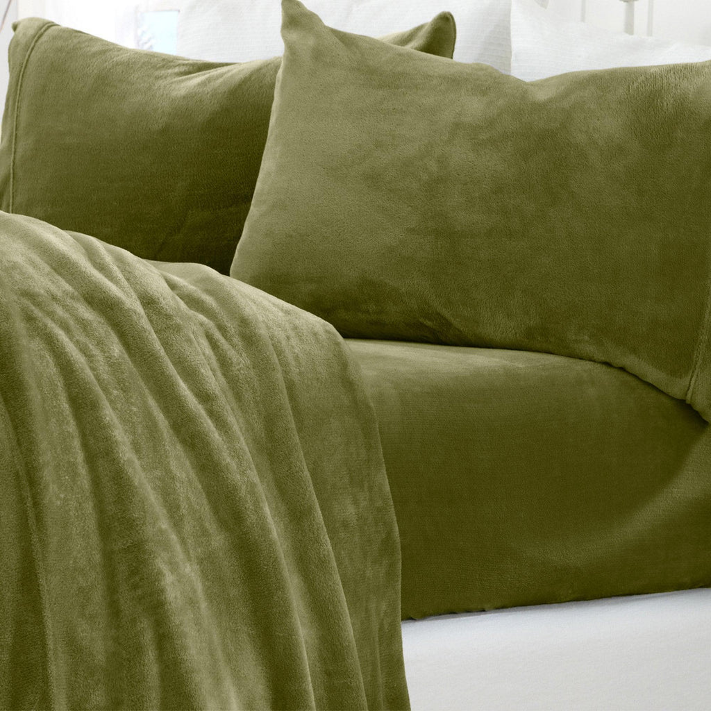 Solid Plush Sheet - Velvet Luxe Collection - Fabs things