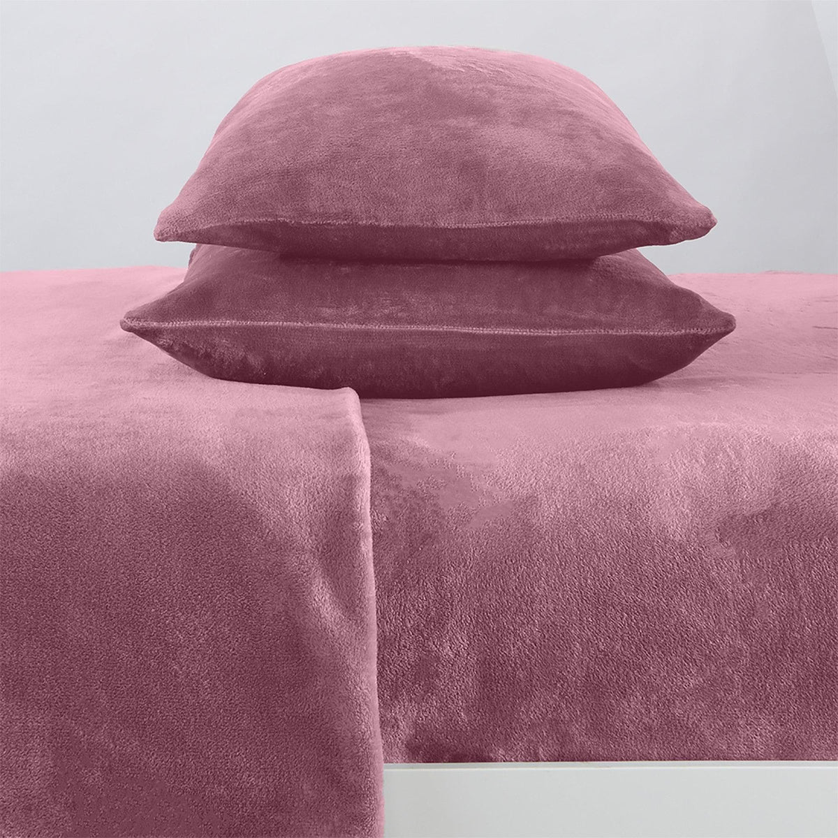 Solid Plush Sheet - Velvet Luxe Collection - Fabs things