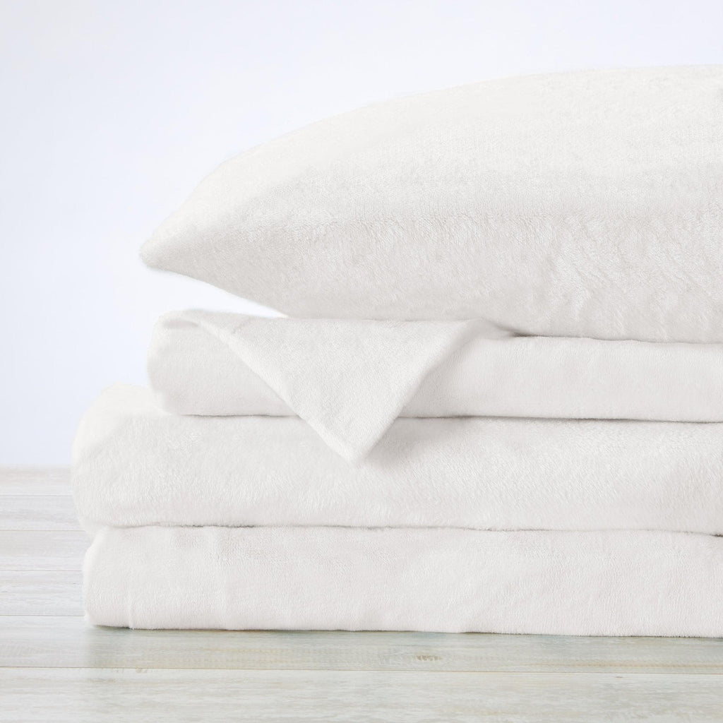 Solid Plush Sheet - Velvet Luxe Collection - Fabs things