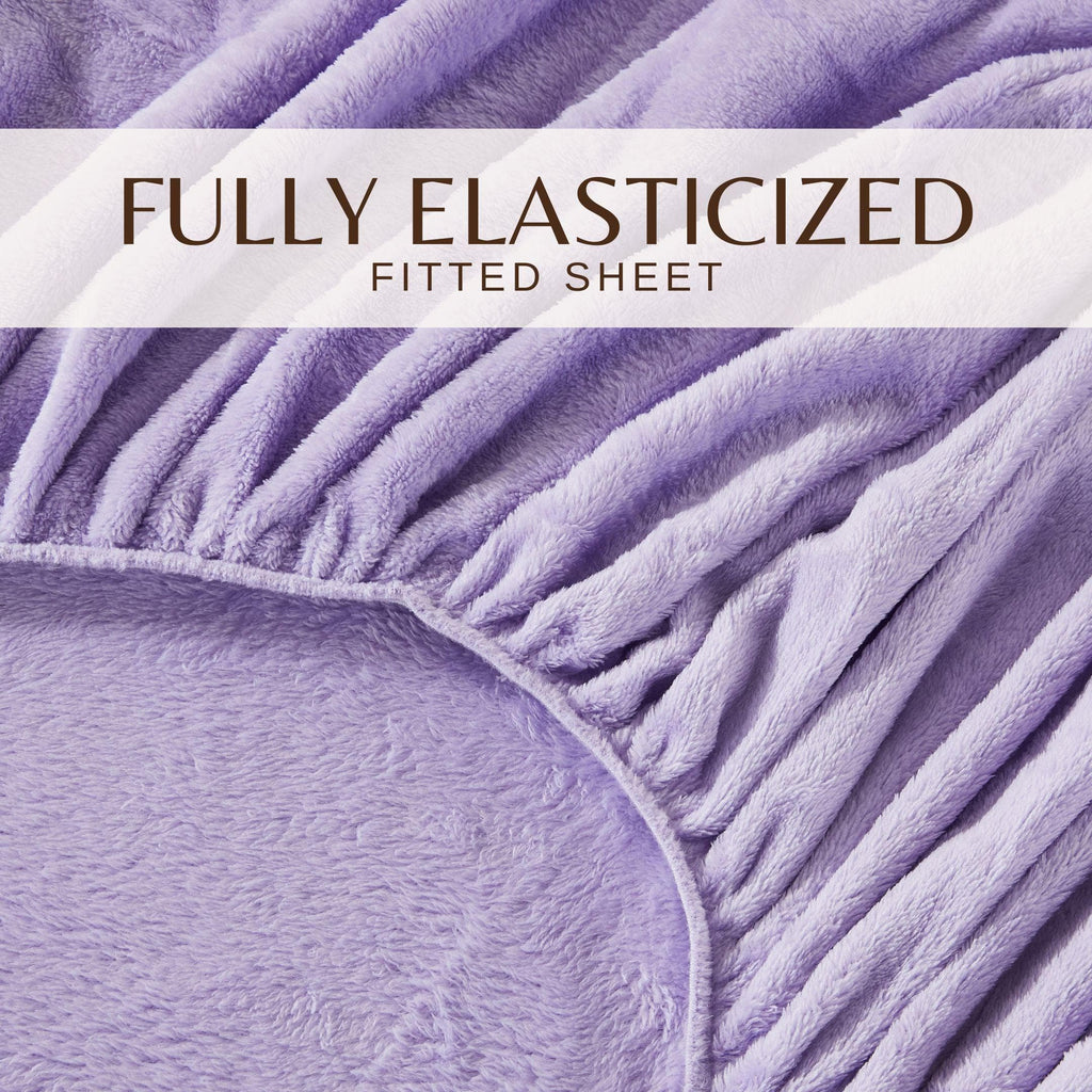 Solid Plush Sheet - Velvet Luxe Collection - Fabs things