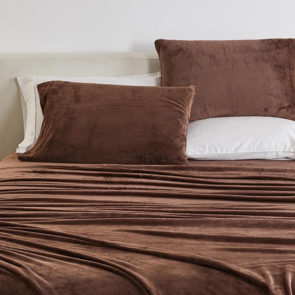 Solid Plush Sheet - Velvet Luxe Collection - Fabs things