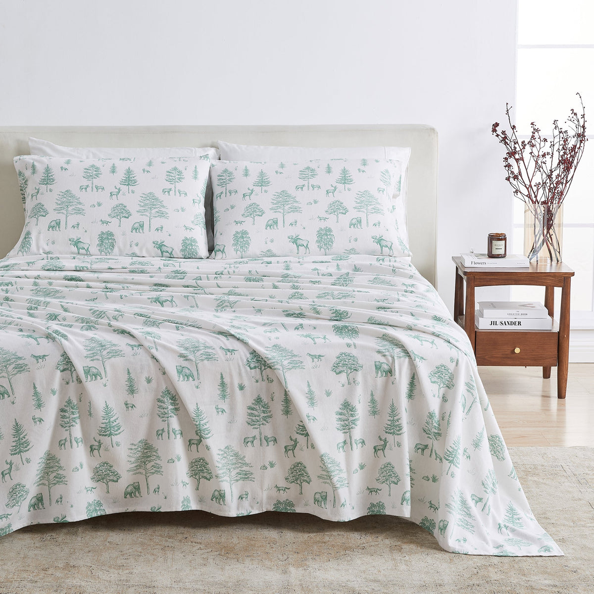 Turkish Cotton Flannel Sheet - Stratton Collection - Fabs things