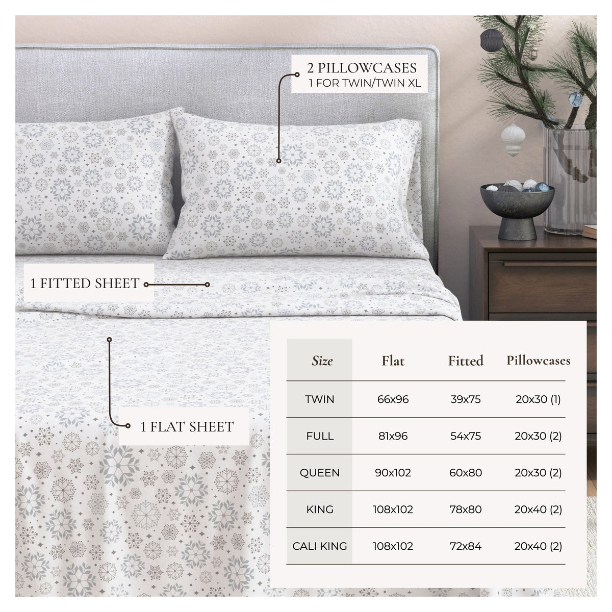 Turkish Cotton Flannel Sheet - Stratton Collection - Fabs things