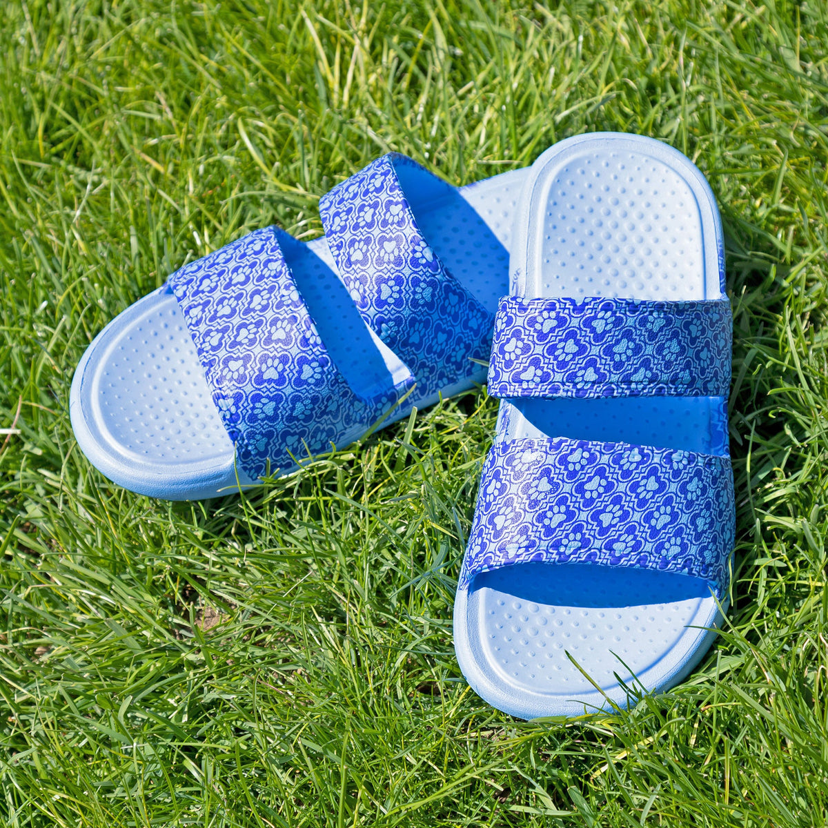 Two Strap Paw Slide Sandals - Fabs things