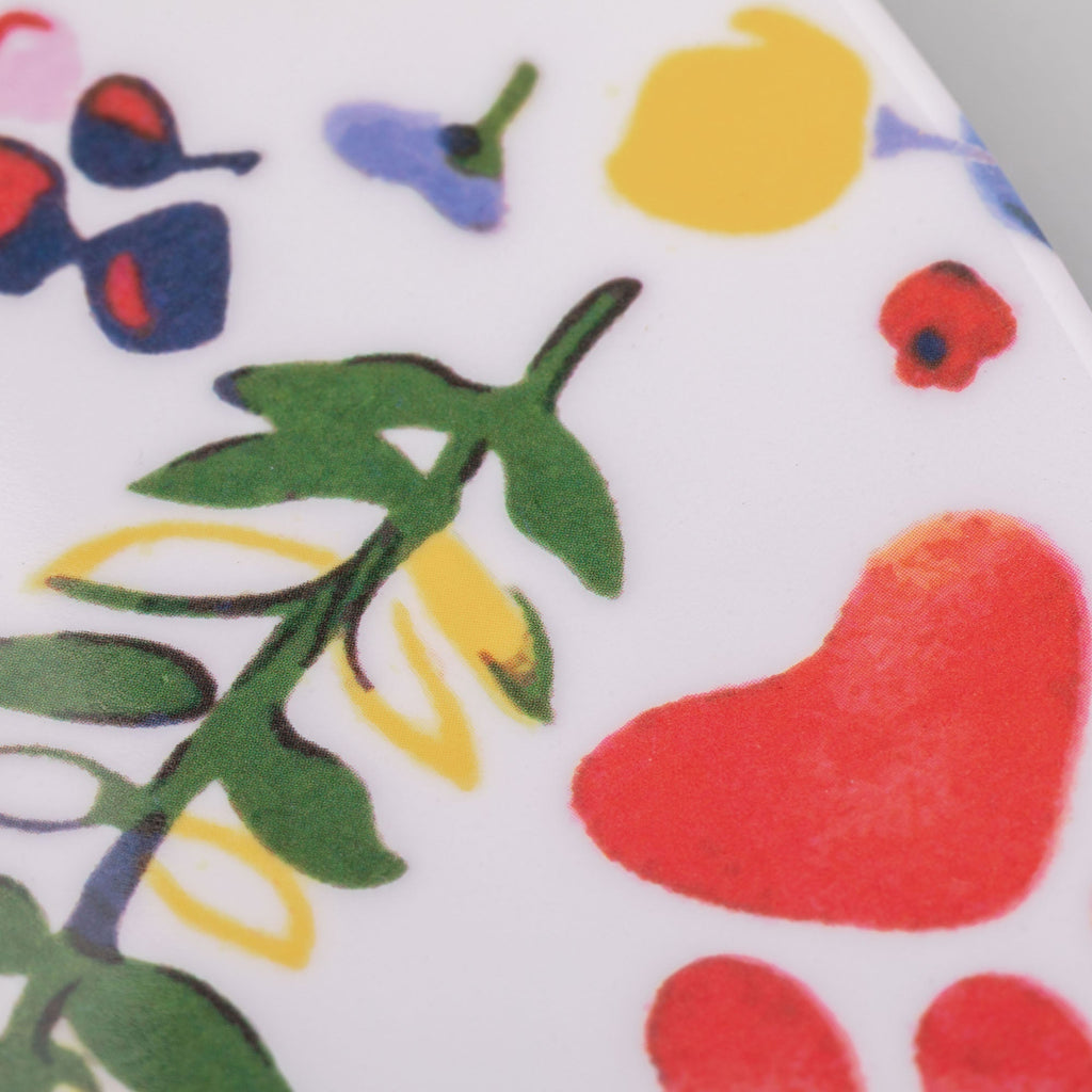 Flower Garden Paws Melamine Dinnerware Set - Set of 4 - Fabs things