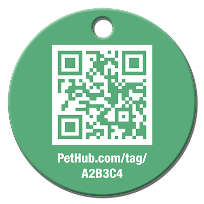 PetHub QR Pet ID Tag – Classic Aluminum - Fabs things
