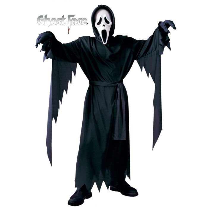 Child Ghost Face Scream Costume One Size - Fabs things