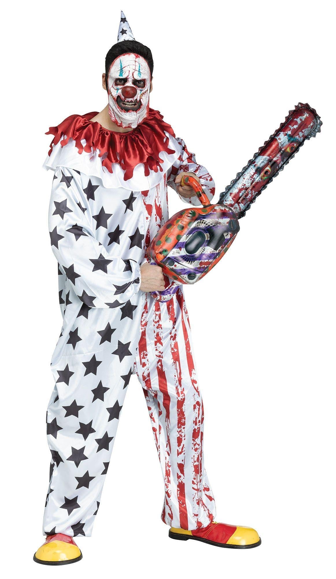 Killer Clown 36" Inflatable Weapon Chainsaw Halloween Prop - Fabs things