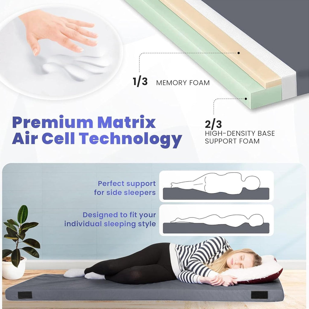 Matrix Air-Cell Memory Foam Camping Mattress - Fabs things