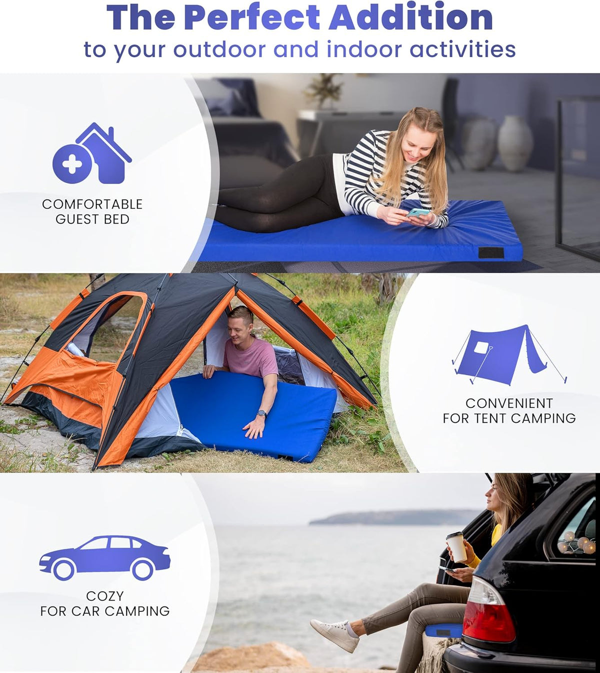 Matrix Air-Cell Memory Foam Camping Mattress - Fabs things