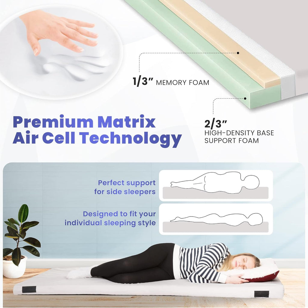 Matrix Air-Cell Memory Foam Camping Mattress - Fabs things
