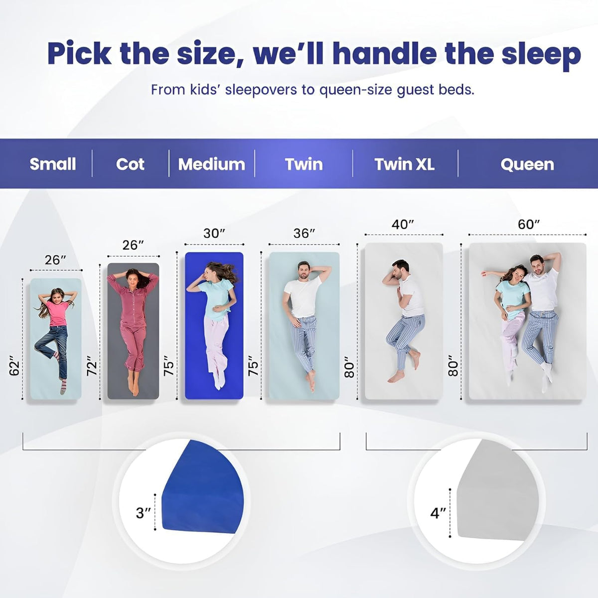Matrix Air-Cell Memory Foam Camping Mattress - Fabs things