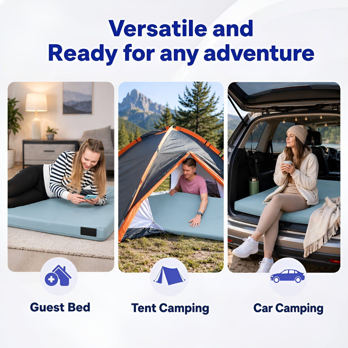 Matrix Air-Cell Memory Foam Camping Mattress - Fabs things