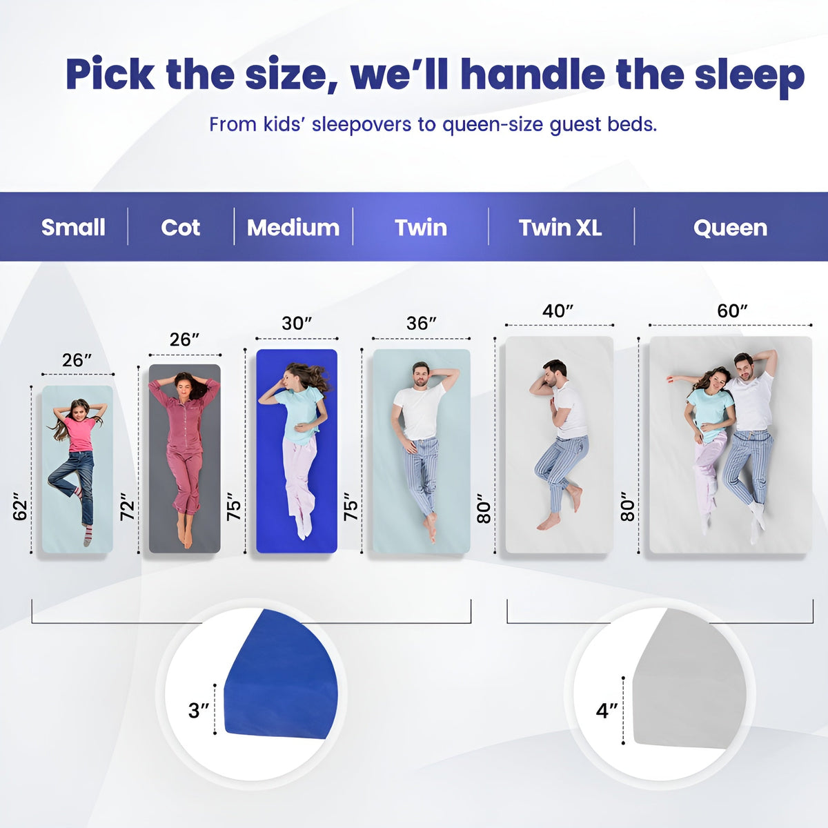 Matrix Air-Cell Memory Foam Camping Mattress - Fabs things
