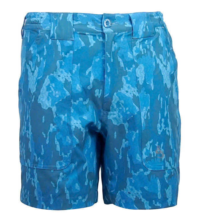 Men's Geo Camo Beer Can Lightweight Stretch Short - Fabs things