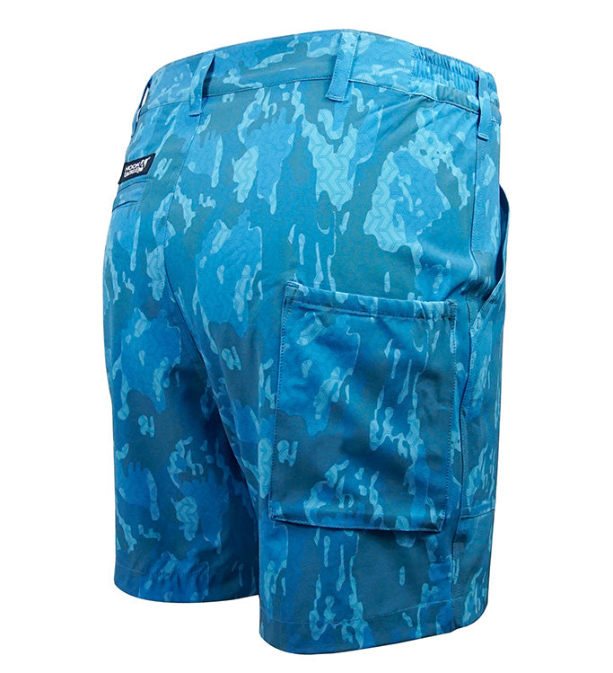 Men's Geo Camo Beer Can Lightweight Stretch Short - Fabs things