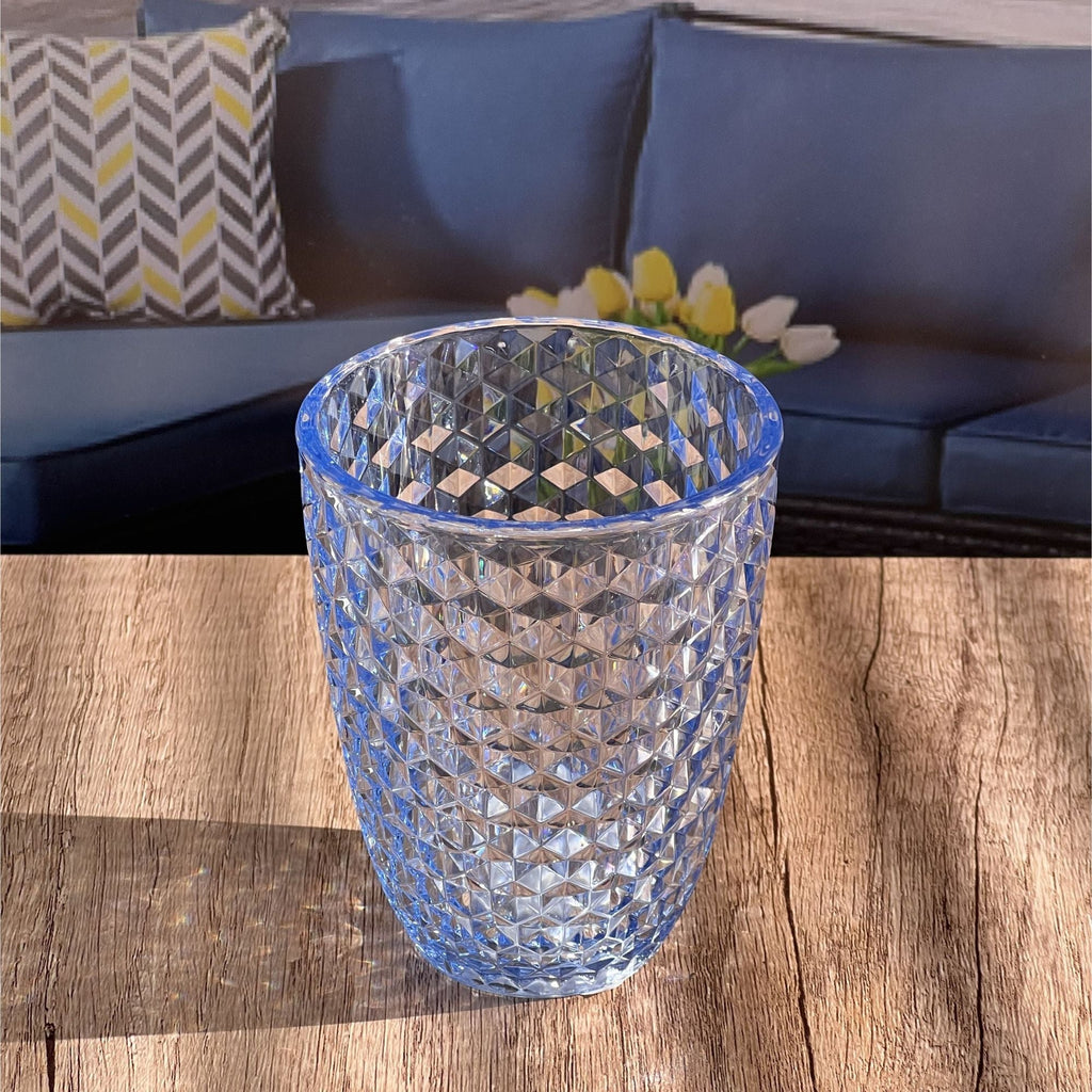 Leading Ware Diamond Cut Acrylic Glasses Drinking (Set of 4) - Fabs things