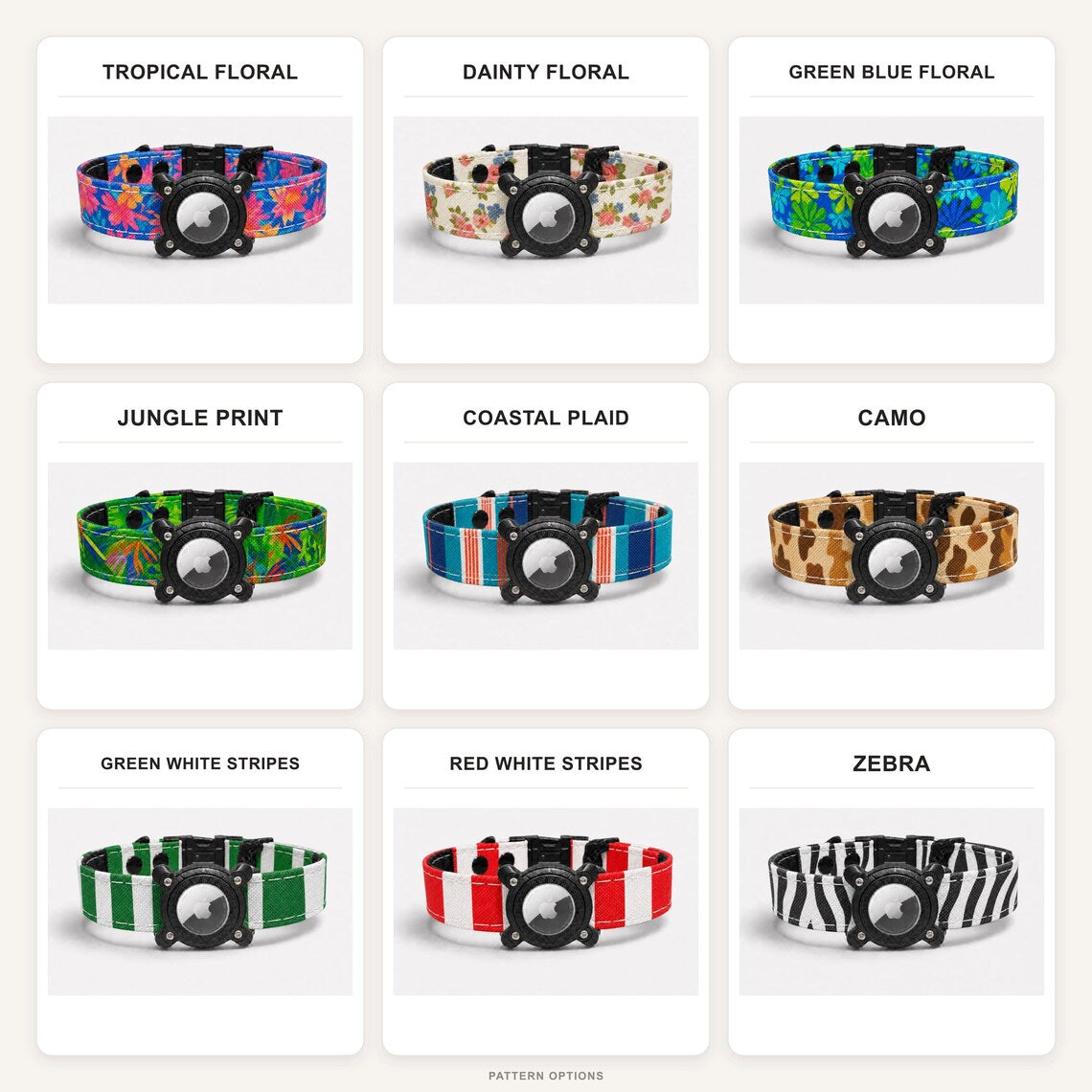 Rugged Waterproof AirTag Dog Collar with Holder - Fabs things