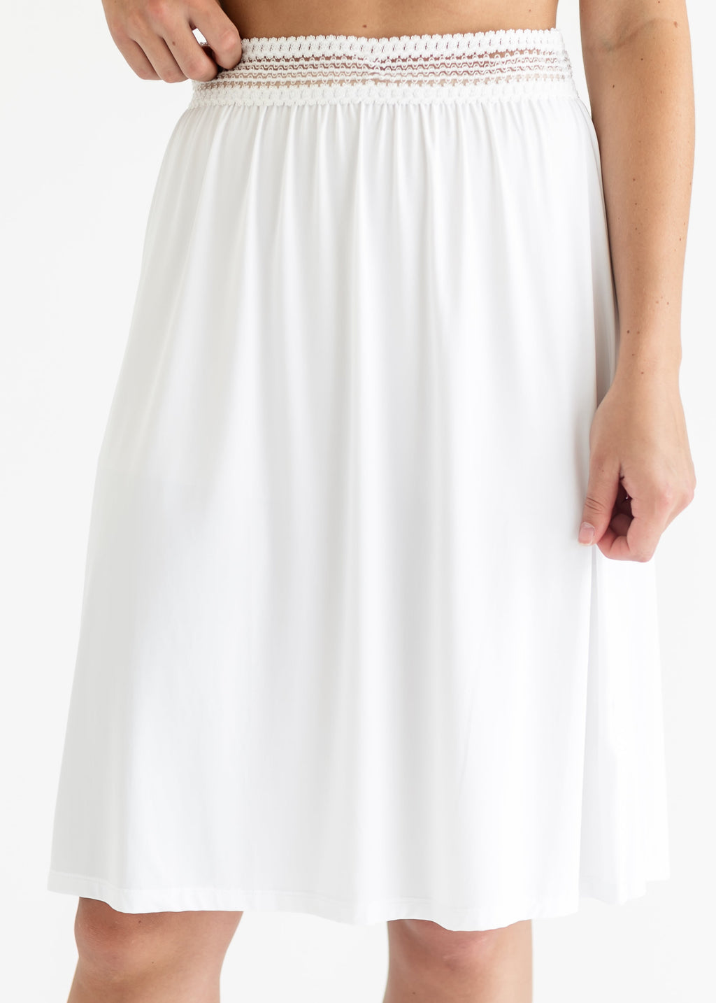 Women's White Half Slip - Fabs things