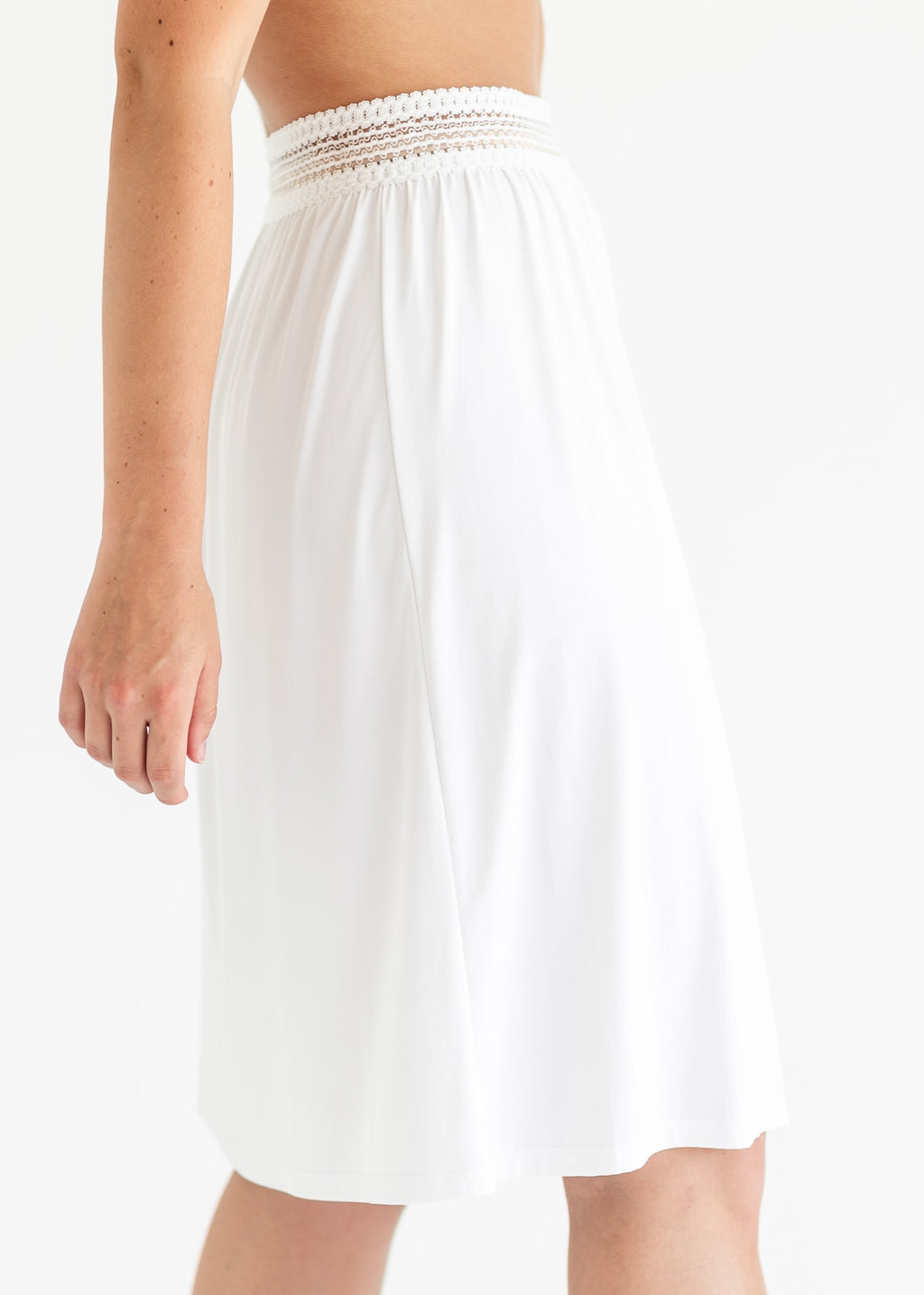 Women's White Half Slip - Fabs things