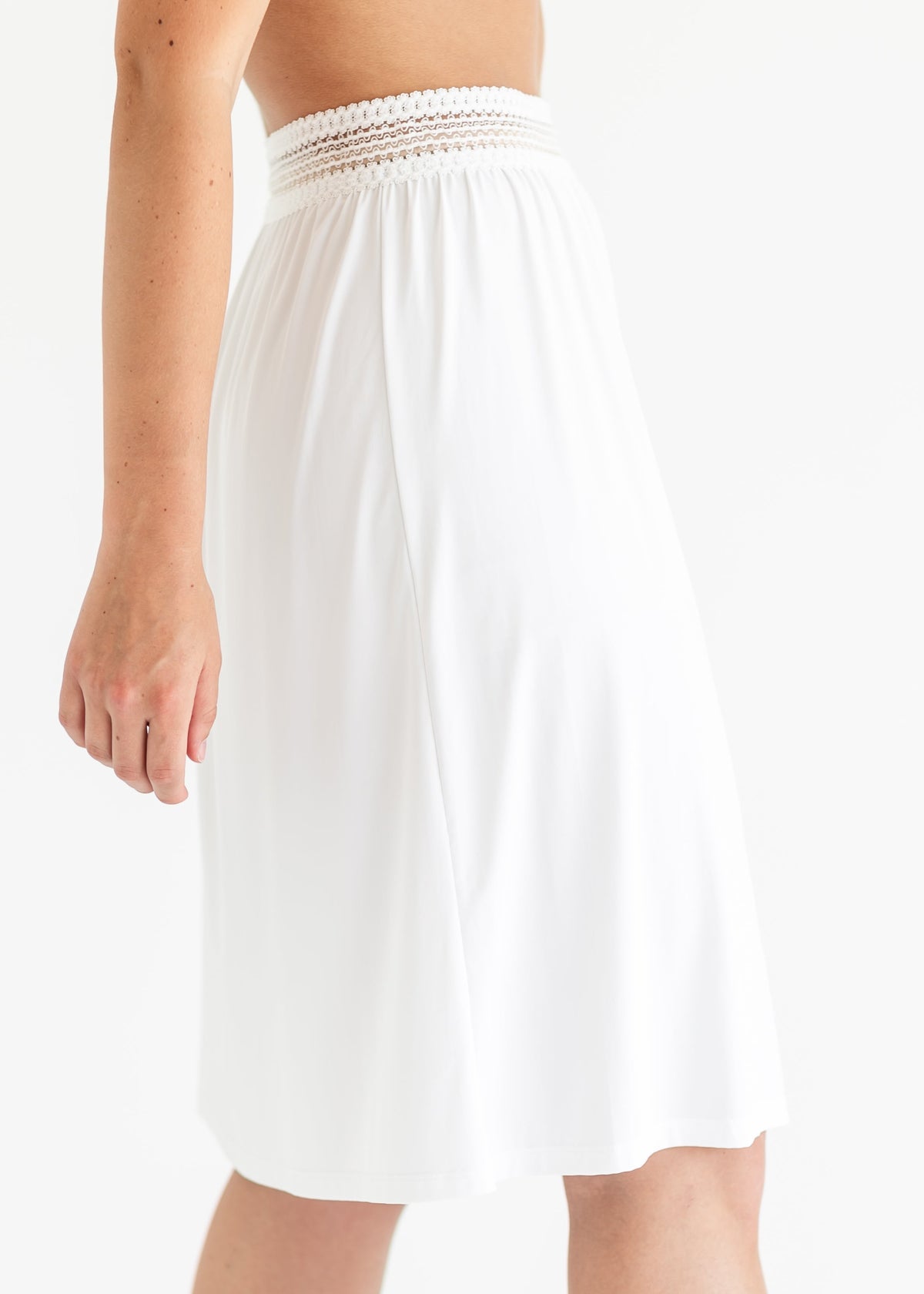 Women's White Half Slip - Fabs things