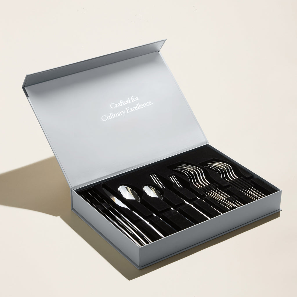 Emilia Mirror 20-Piece Flatware Set - Fabs things