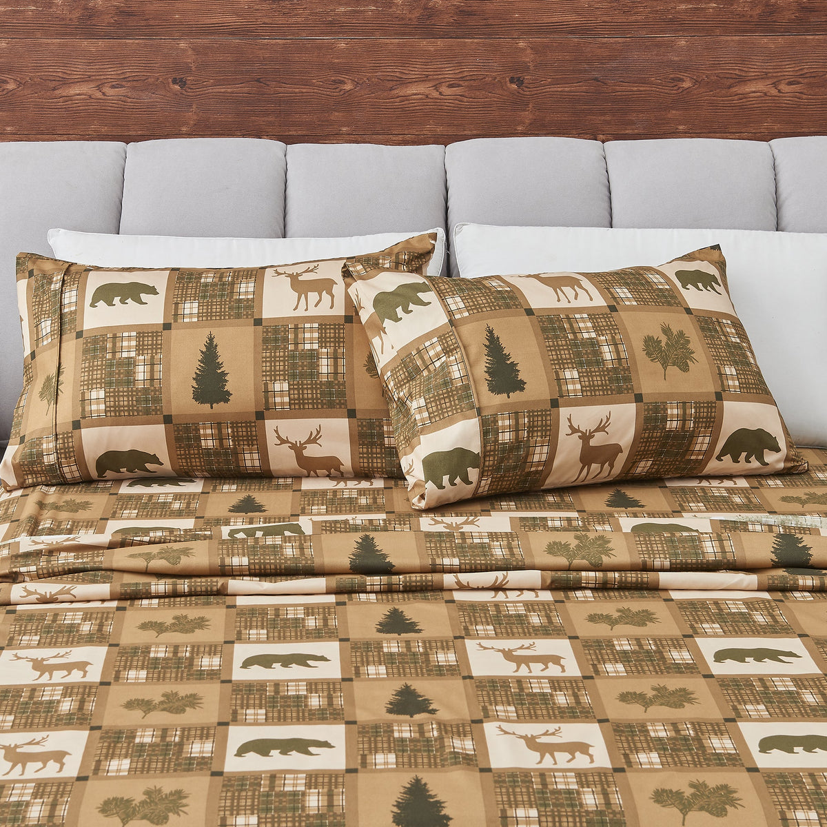 Lodge Printed Sheet Set - Mountain Ridge Collection - Fabs things