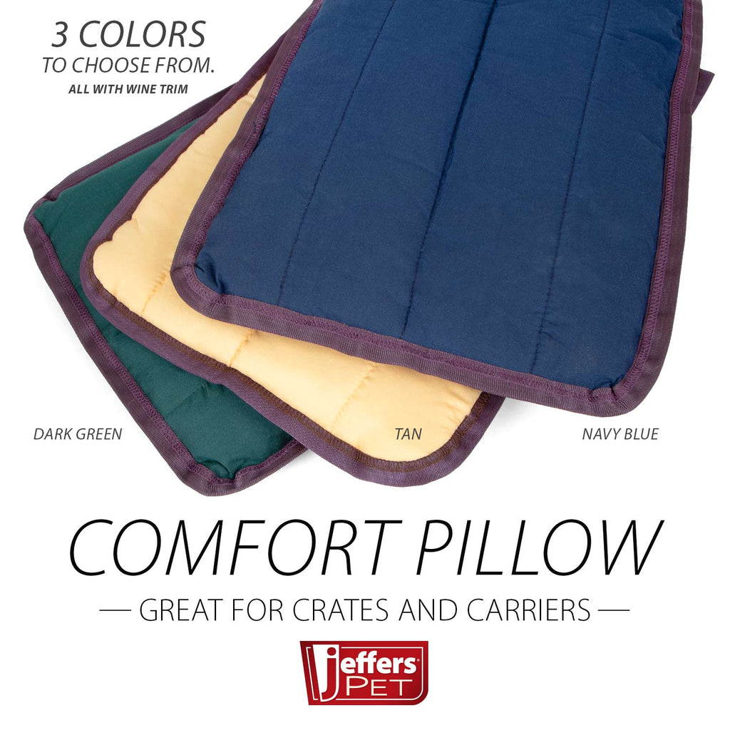 Jeffers Pet Washable Comfy Dog Pillow for Crates, Carriers, or Lounging - Fabs things