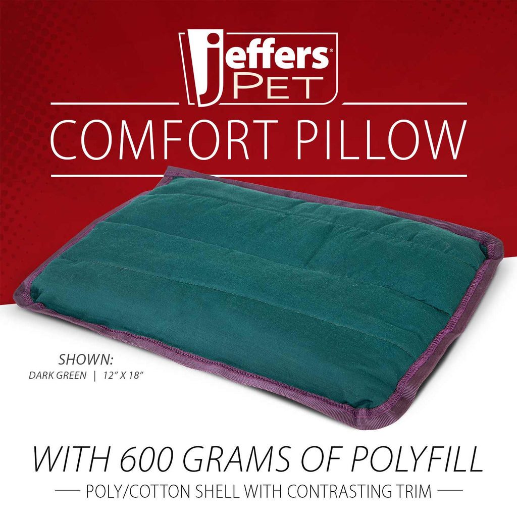 Jeffers Pet Washable Comfy Dog Pillow for Crates, Carriers, or Lounging - Fabs things