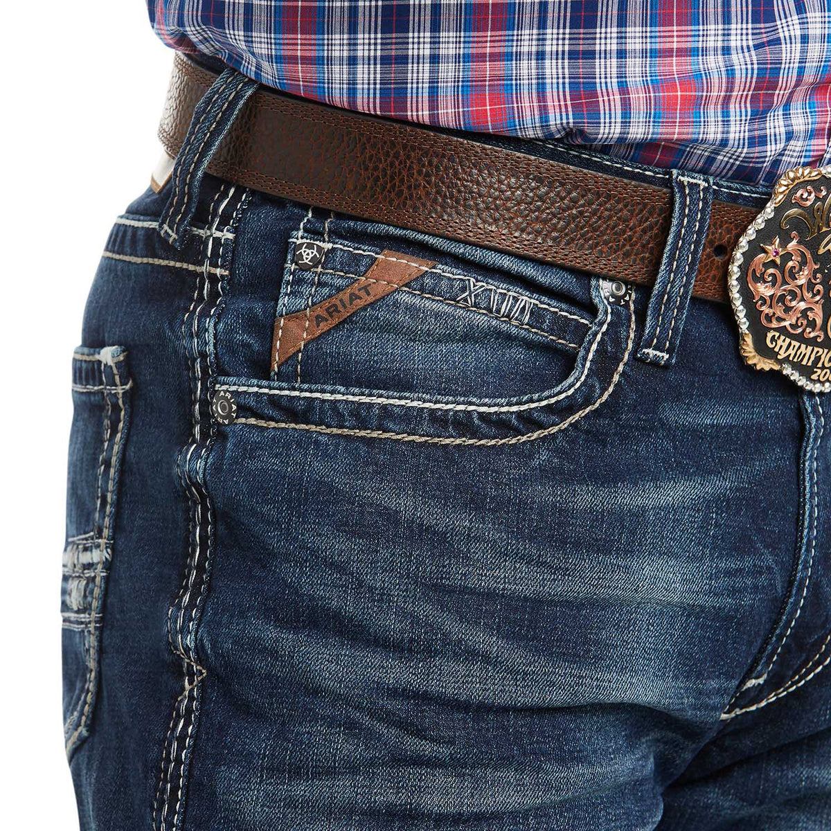 Ariat Men's M4 Low Rise Stretch Adkins Boot Cut Jean - Fabs things