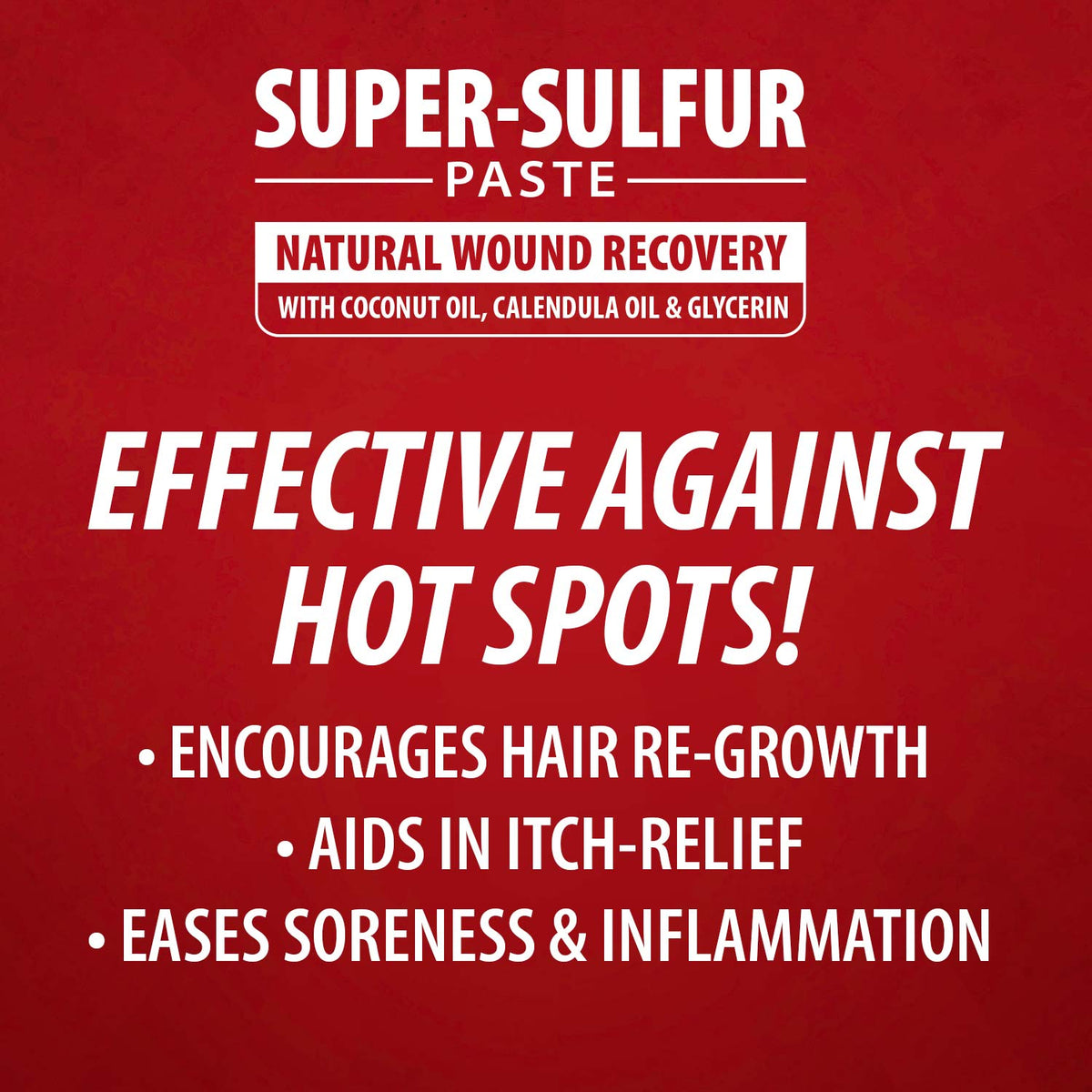 Jeffers Super-Sulfur Skin & Wound Healing Paste for Pets, Horses, & Livestock - Fabs things
