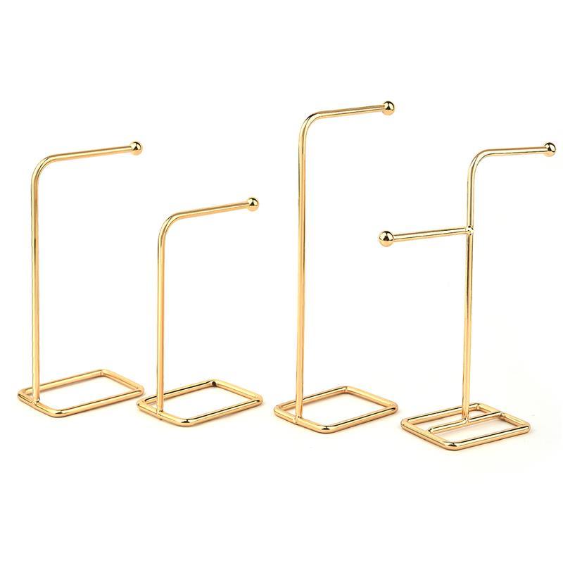 Jewelry Display Holder Metal Earring Storage Rack Jewelry Organizer Holder Earring Necklace Pendants Organizer Display Stand Jewelry Stand Display Necklace Holder Plated Metal Tabletop Jewelry Organizer - Fabs things