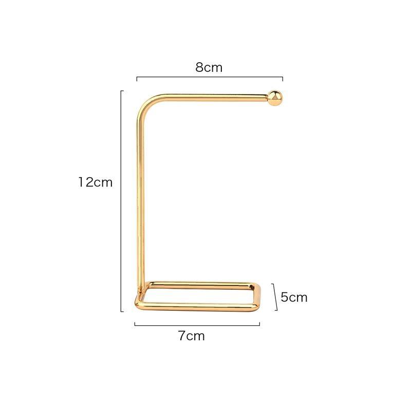 Jewelry Display Holder Metal Earring Storage Rack Jewelry Organizer Holder Earring Necklace Pendants Organizer Display Stand Jewelry Stand Display Necklace Holder Plated Metal Tabletop Jewelry Organizer - Fabs things